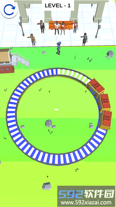 玩火车赛车3d(play train racing 3d)截图3