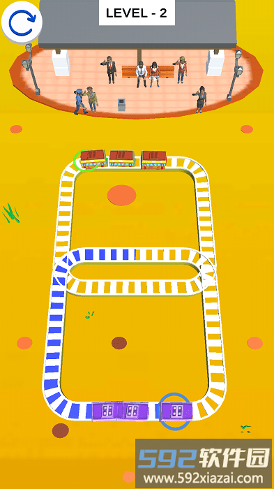 玩火车赛车3d(play train racing 3d)截图4