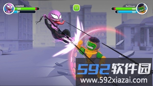 英雄融合格斗游戏(Comic Stick 3D)截图3