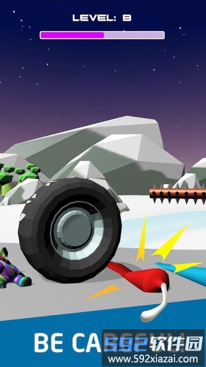 火柴人破碎轮最新版截图1