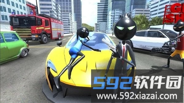 火柴人侠盗英雄游戏截图1