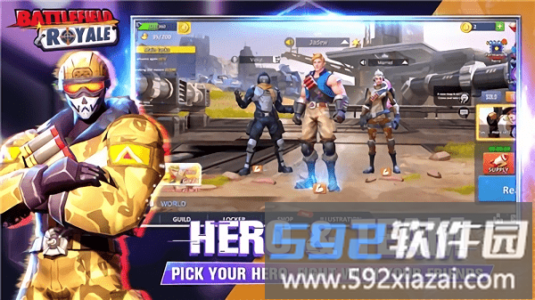 皇室战地游戏(battlefield royale)截图4