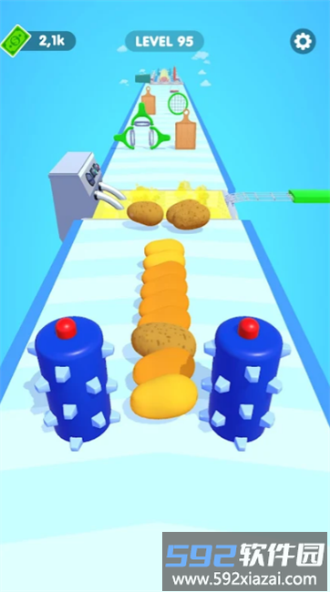 土豆冲刺跑酷免广告版(Potato Rush)截图2