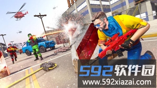 掩护打击力量3d射手游戏(cover strike force)截图1