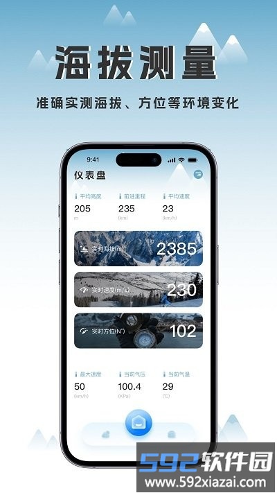 海拔地图海拔相机app(又名为实时高度表)截图1