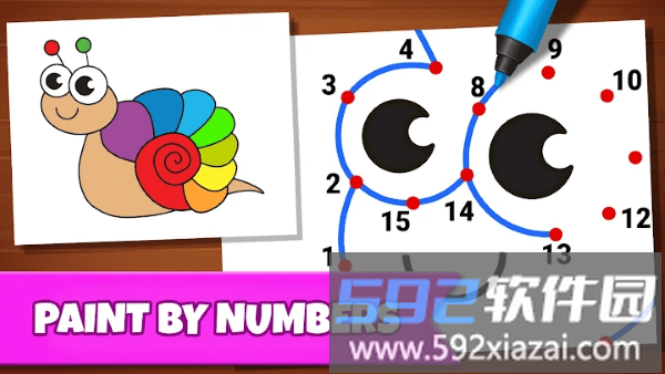 绘画游戏儿童绘画和色彩游戏(drawing games)截图1