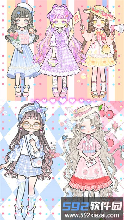 缤纷换装女孩手游官方版截图1