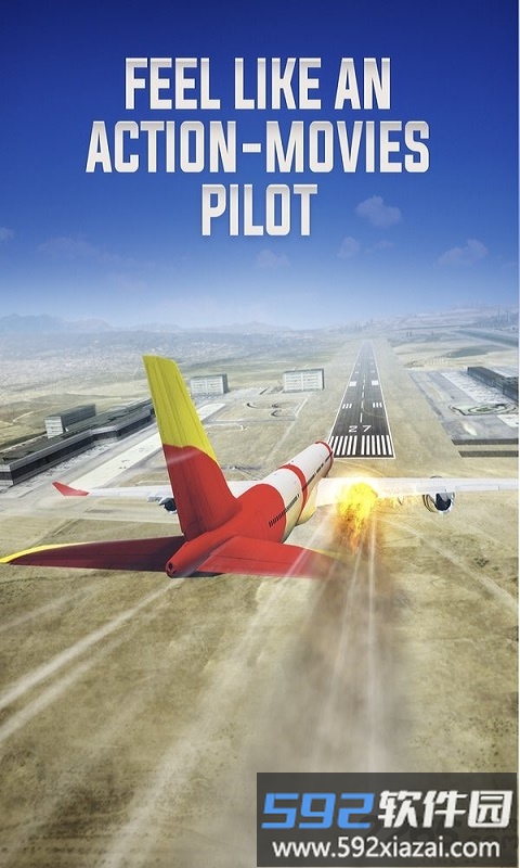 真实飞行模拟3d免费版(flinght pilot)截图1