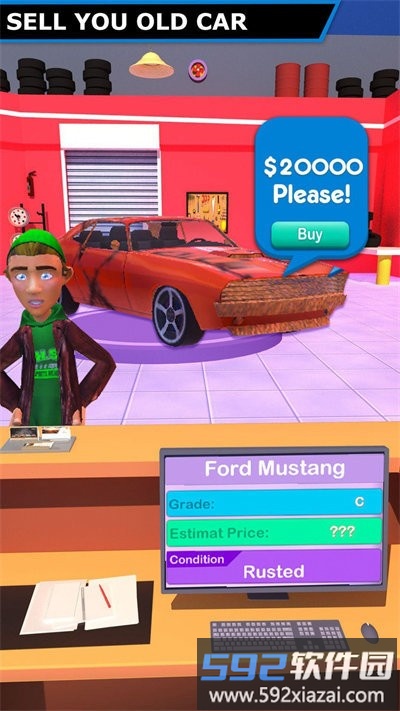 汽车经纪3d维修大亨游戏截图4
