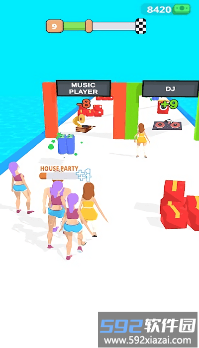 一起去派对小游戏(party run)截图2