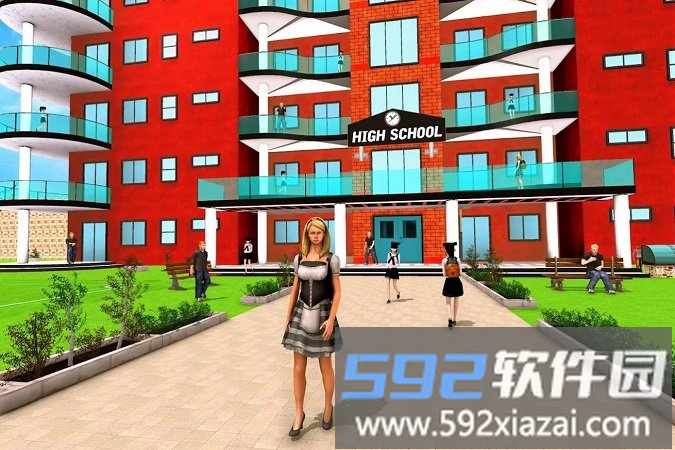 虚拟校园女生模拟器游戏截图3