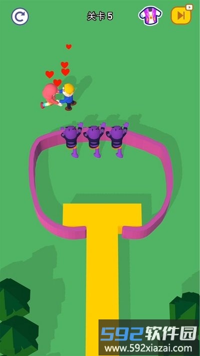 救救小情侣画线游戏截图2