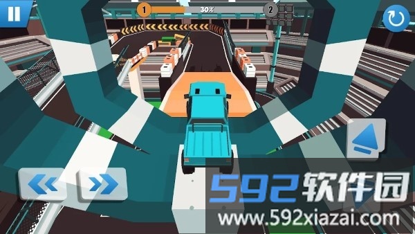 特技赛车比赛游戏截图1