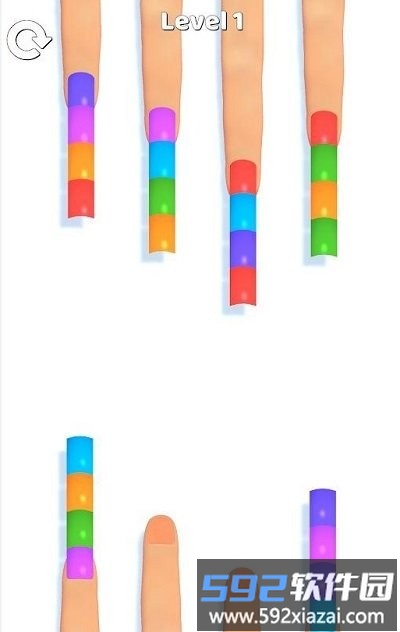 指甲分类游戏(nail sort)截图2
