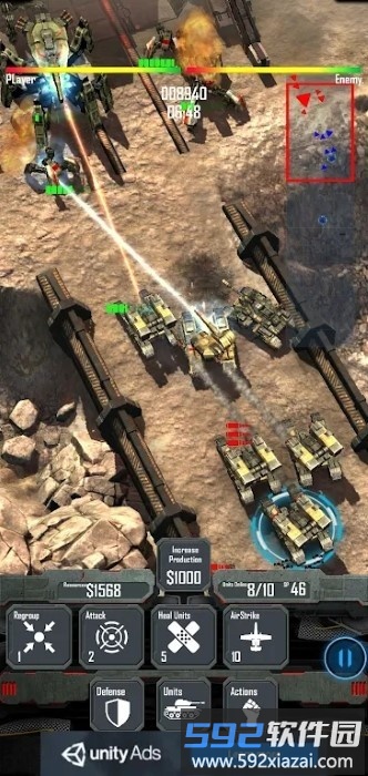 机甲前线突击坦克rts游戏(mech front assault)截图2