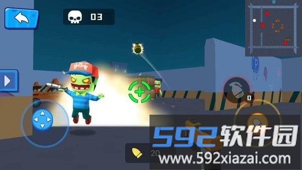 僵尸炸翻天小游戏截图1