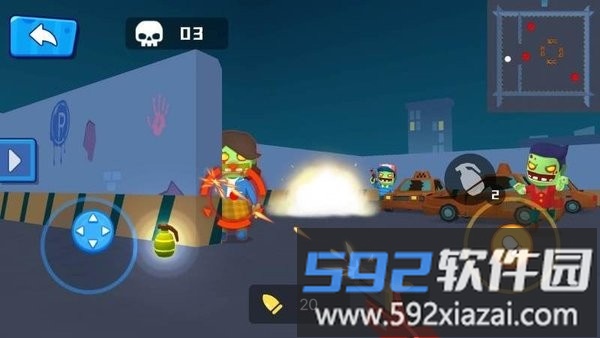 僵尸炸翻天小游戏截图2