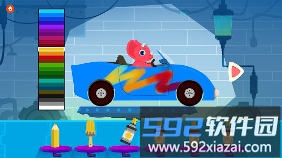 恐龙汽车游戏截图1