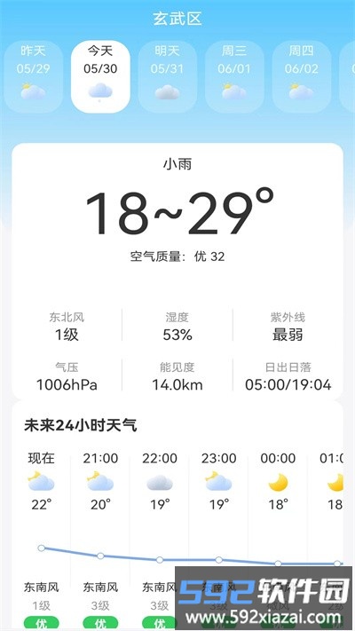鸿运天气预报app截图3
