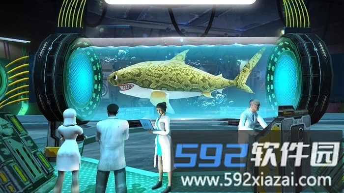 咬人鲨模拟器英文游戏截图2