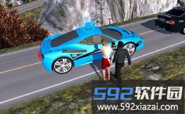 警察警车驾驶游戏截图1