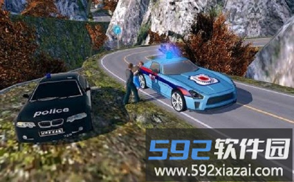 警察警车驾驶游戏截图2