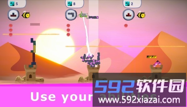 棘手的砖块游戏(erratic towers)截图3