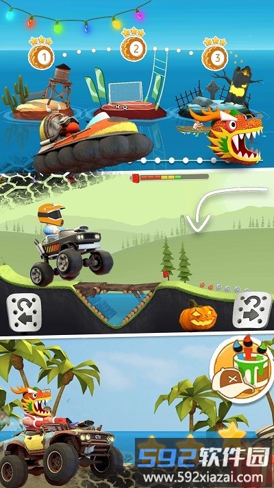 赛道飞车摩托模拟游戏截图4