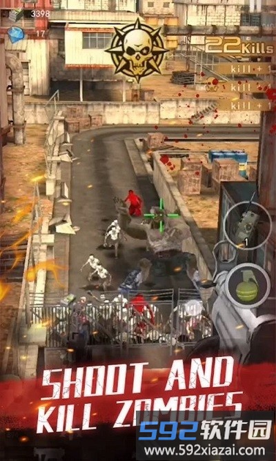 守卫边境射杀僵尸游戏截图3