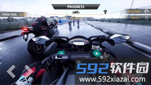 摩托车特技竞速赛游戏(turbo bike slame race)截图3