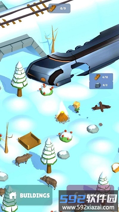 冰冻森林冬季生存游戏截图1