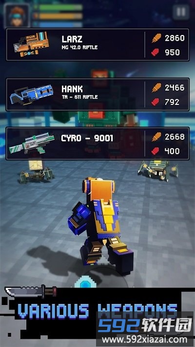 工艺像素猎人僵尸崛起最新版本截图1