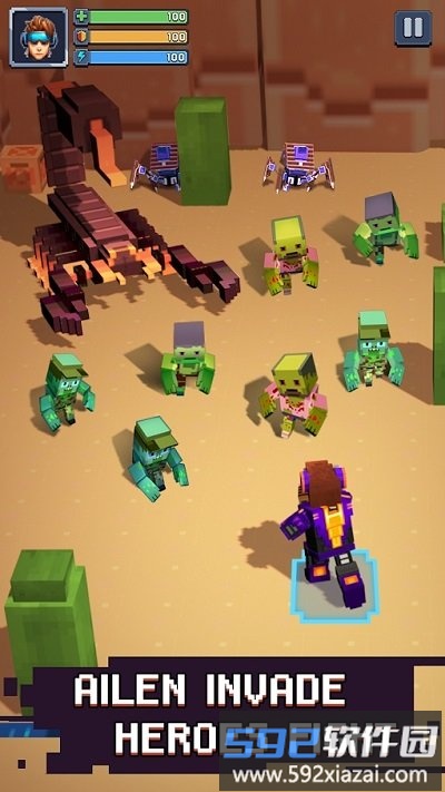 工艺像素猎人僵尸崛起最新版本截图4