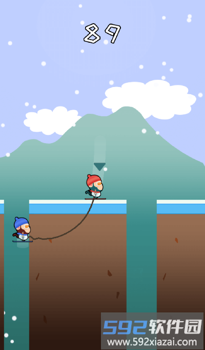 奇葩滑雪小游戏截图2