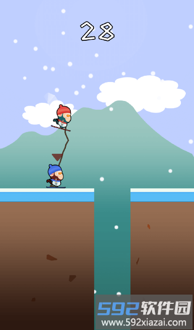 奇葩滑雪小游戏截图3