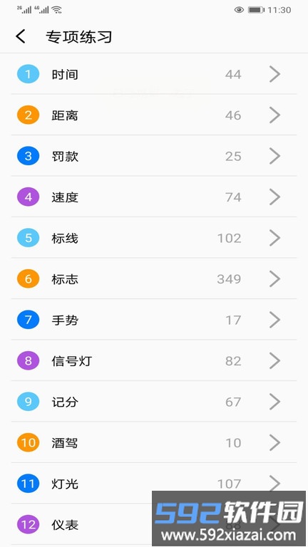 驾考通科目一软件截图2