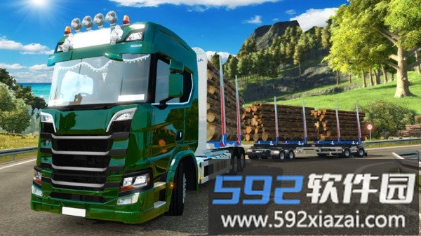 伐木货运卡车运输模拟器手机版截图3