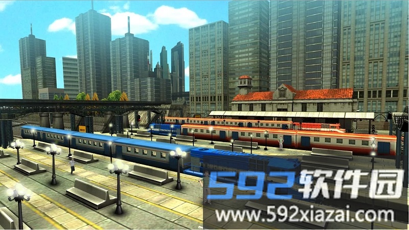 火车赛车游戏3d2手游(Train Racing 3D)截图1