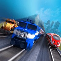 火车赛车游戏3d2手游(Train Racing 3D)