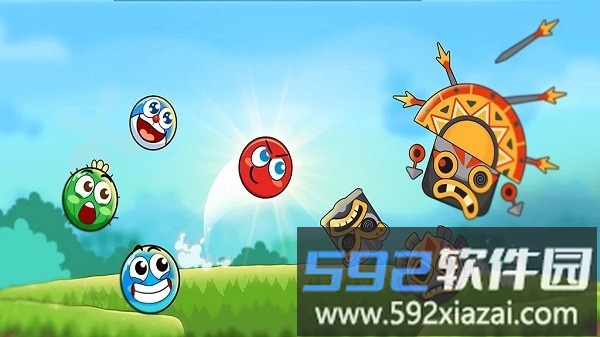 红色弹跳球英雄最新版(bounce ball)截图2