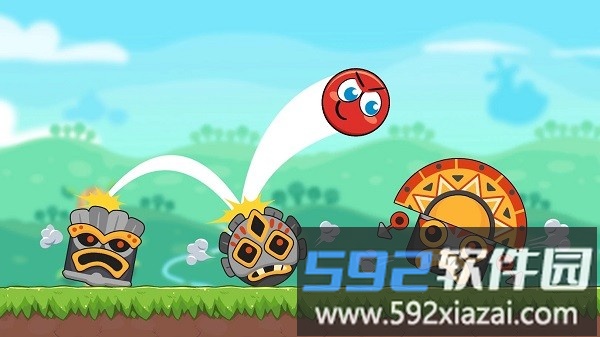 红色弹跳球英雄最新版(bounce ball)截图4