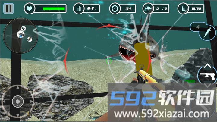 深海鲨鱼大猎杀最新版截图3