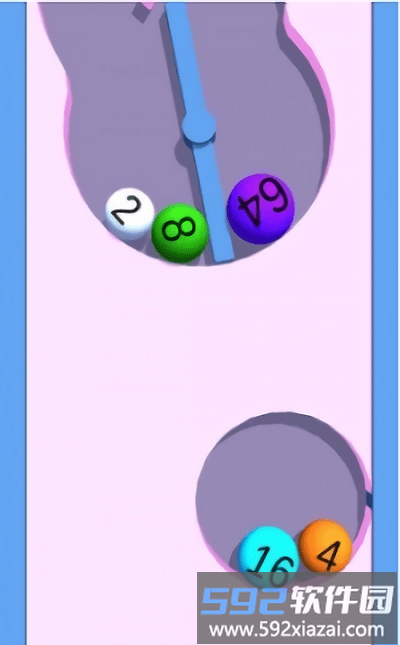 挖沙落球2048的游戏(drawball2048)截图4