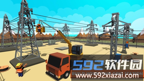 建设像素电网站中文版截图1