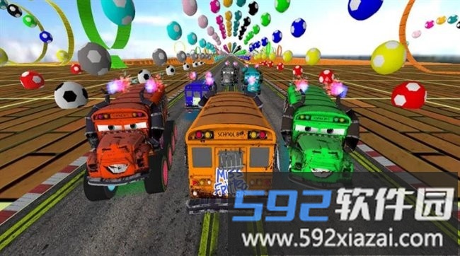 校车驾驶员游戏(School Bus Racing Highway)截图1