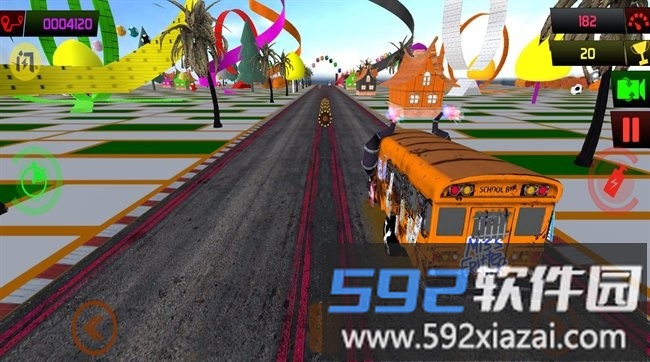 校车驾驶员游戏(School Bus Racing Highway)截图4