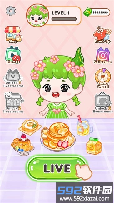 吃播女孩模拟游戏截图1