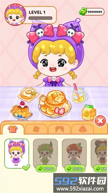 吃播女孩模拟游戏截图2