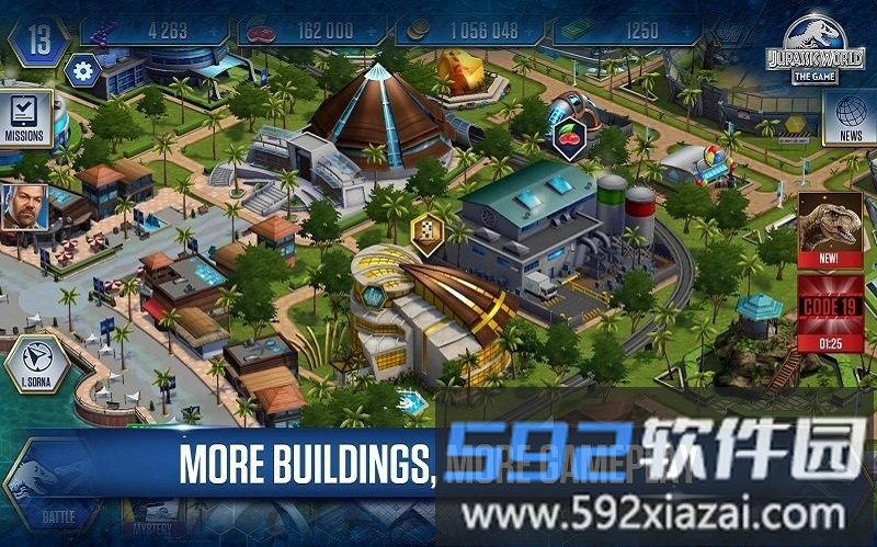 jurassic world手游(建设侏罗纪公园)截图3