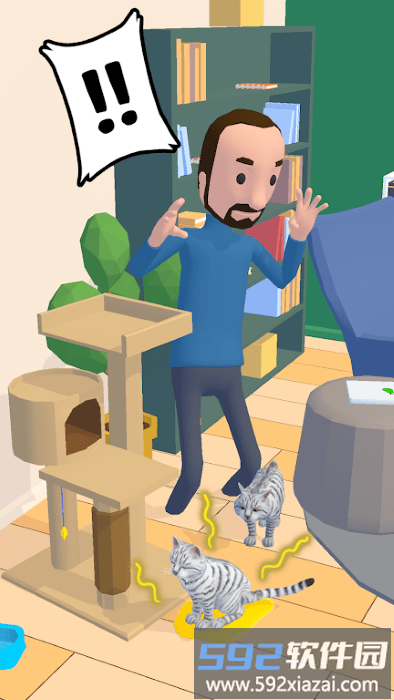 猫咪选择虚拟宠物3d游戏截图4